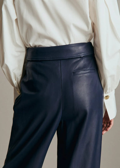 Leather Navy