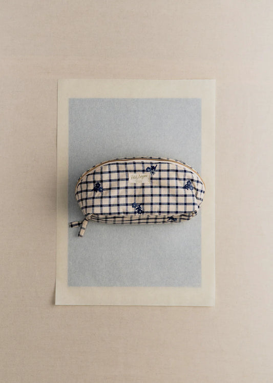 Floral Embroidery Check