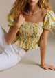 Andriane Yellow Print