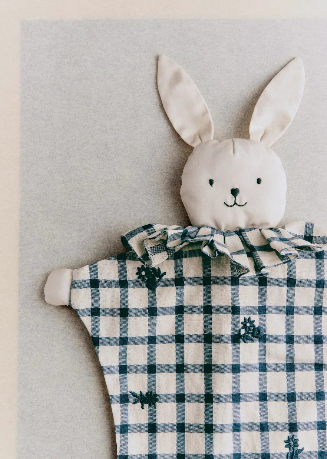 Floral Embroidery Check