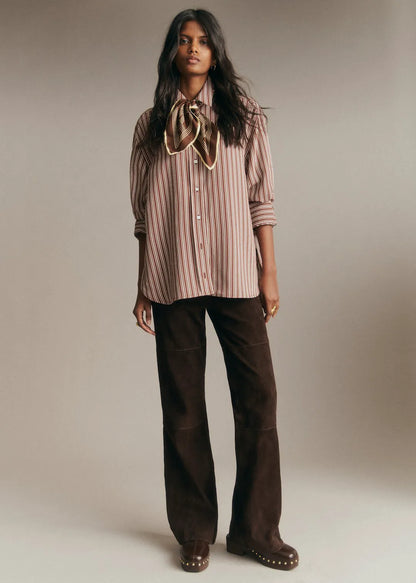 Brown Ecru Stripes - Solidarity Creation