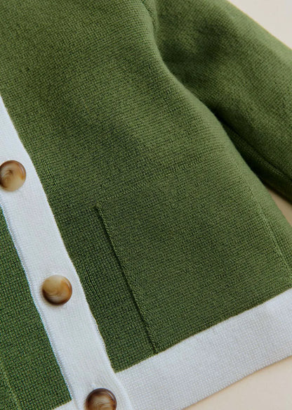 Khaki/ ecru