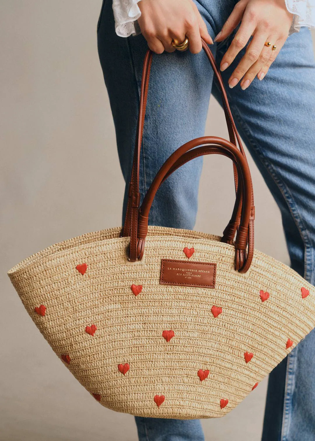Raffia Heart Embroidery
