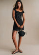 Black with Medium Ecru Polka Dots - Solidarity Creation