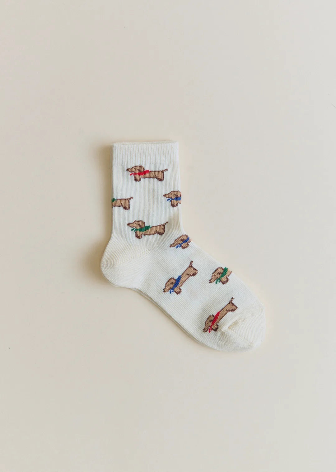 Ecru with Dachshunds