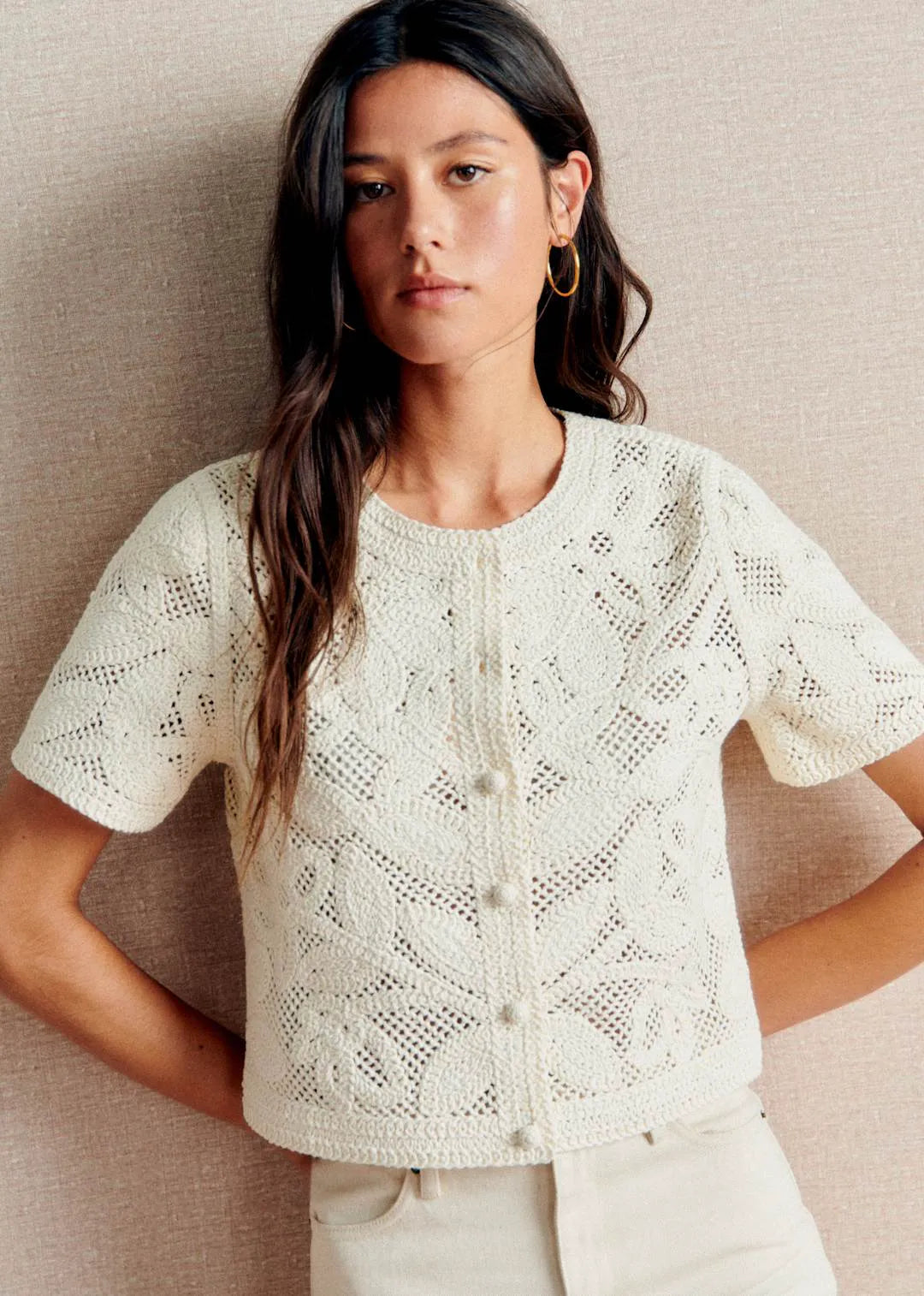 Ecru Guipure Lace