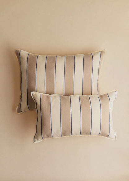 Beige and Blue
