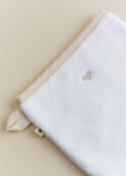 Beige Heart Print