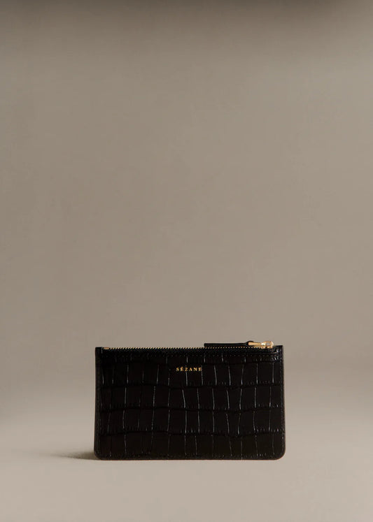 Black Crocodile Print