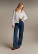 Dark Navy with Eyelet Embroidery
