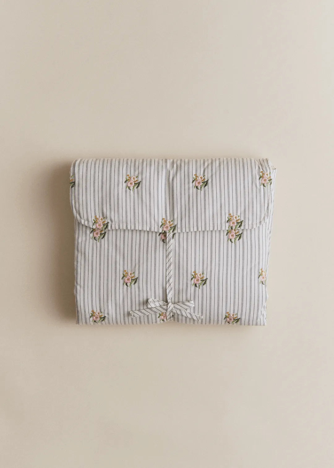 Striped Floral Embroidery