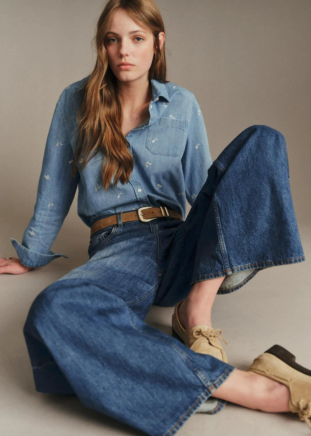 Embroidered Denim