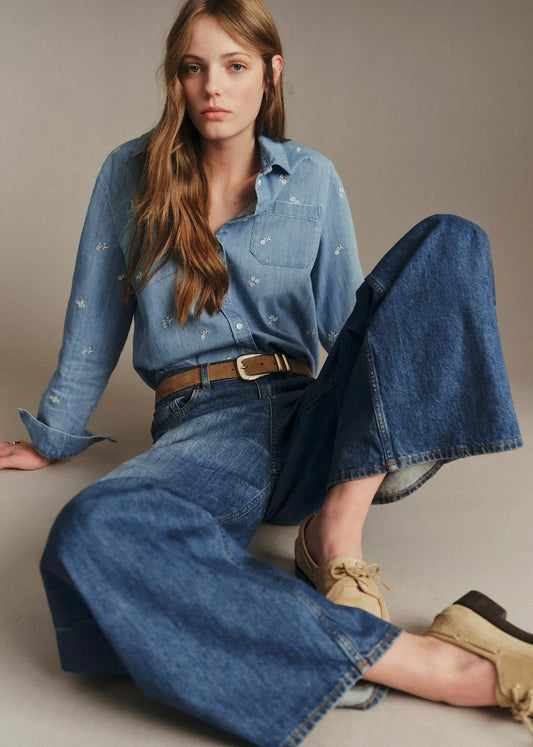 Embroidered Denim