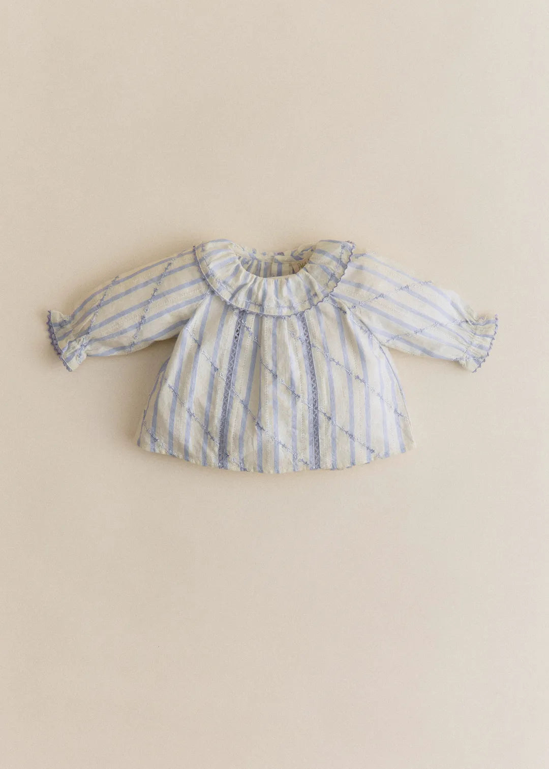 Lavender Striped Embroidery