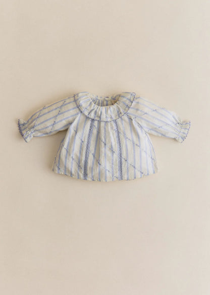 Lavender Striped Embroidery