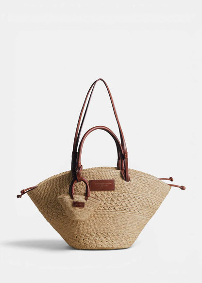 Natural Perforated Raffia