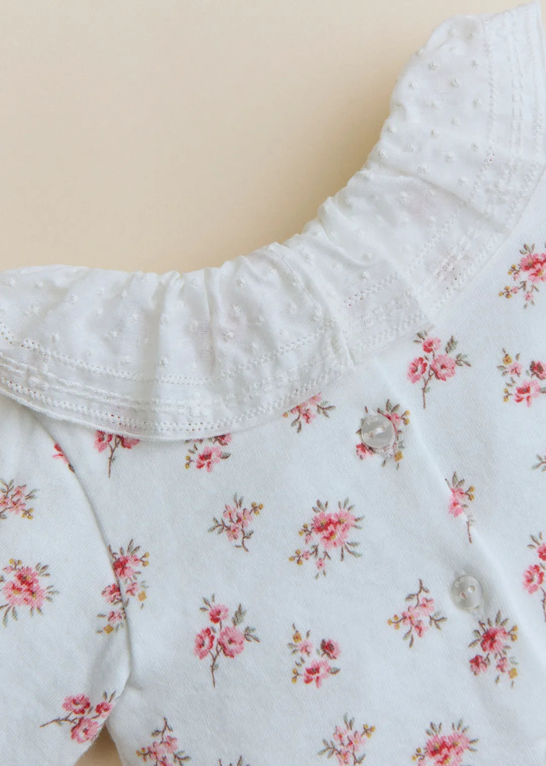 Milky White / Joe Floral Print