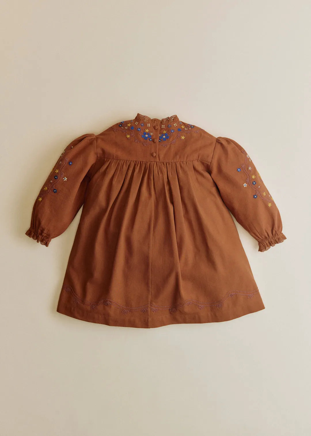 Caramel Laurette Embroidery
