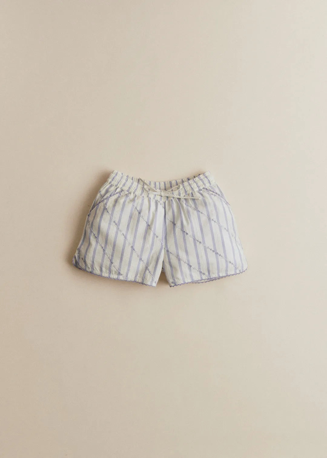 Lavender Striped Embroidery