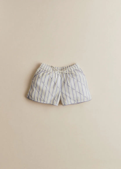 Lavender Striped Embroidery