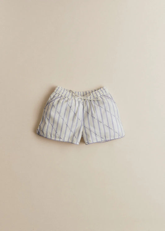 Lavender Striped Embroidery