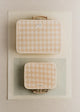 Beige Checkerboard