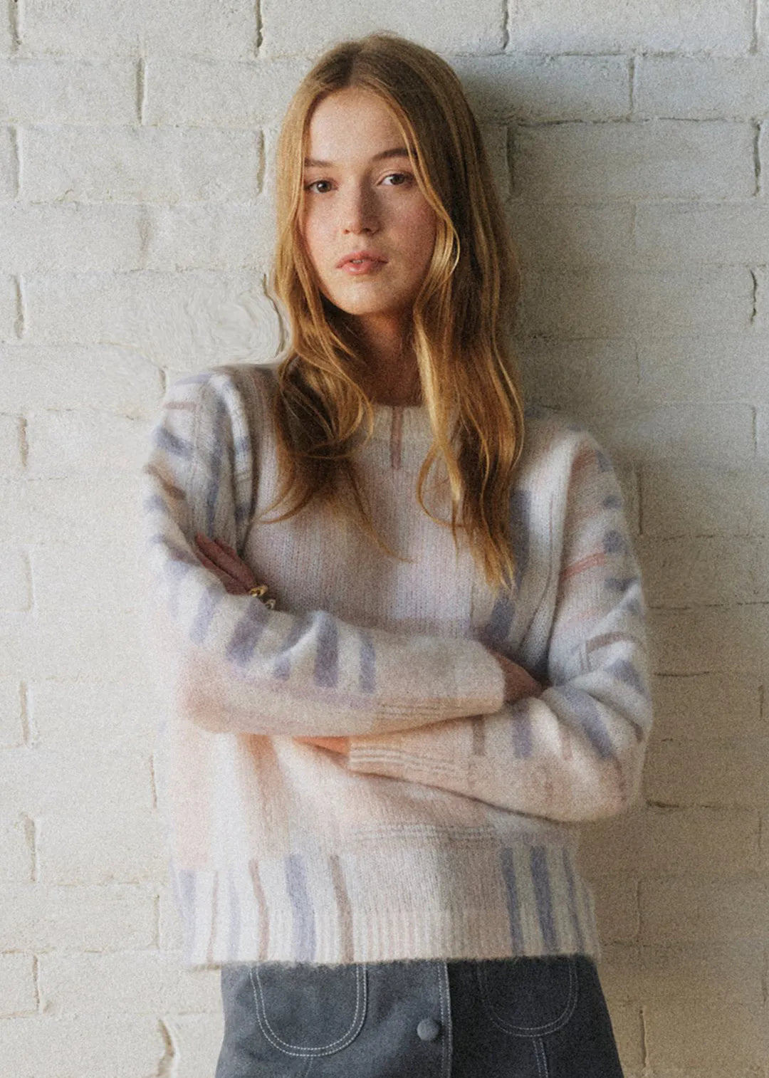 Nude Patchwork Print