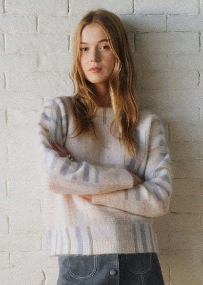 Nude Patchwork Print