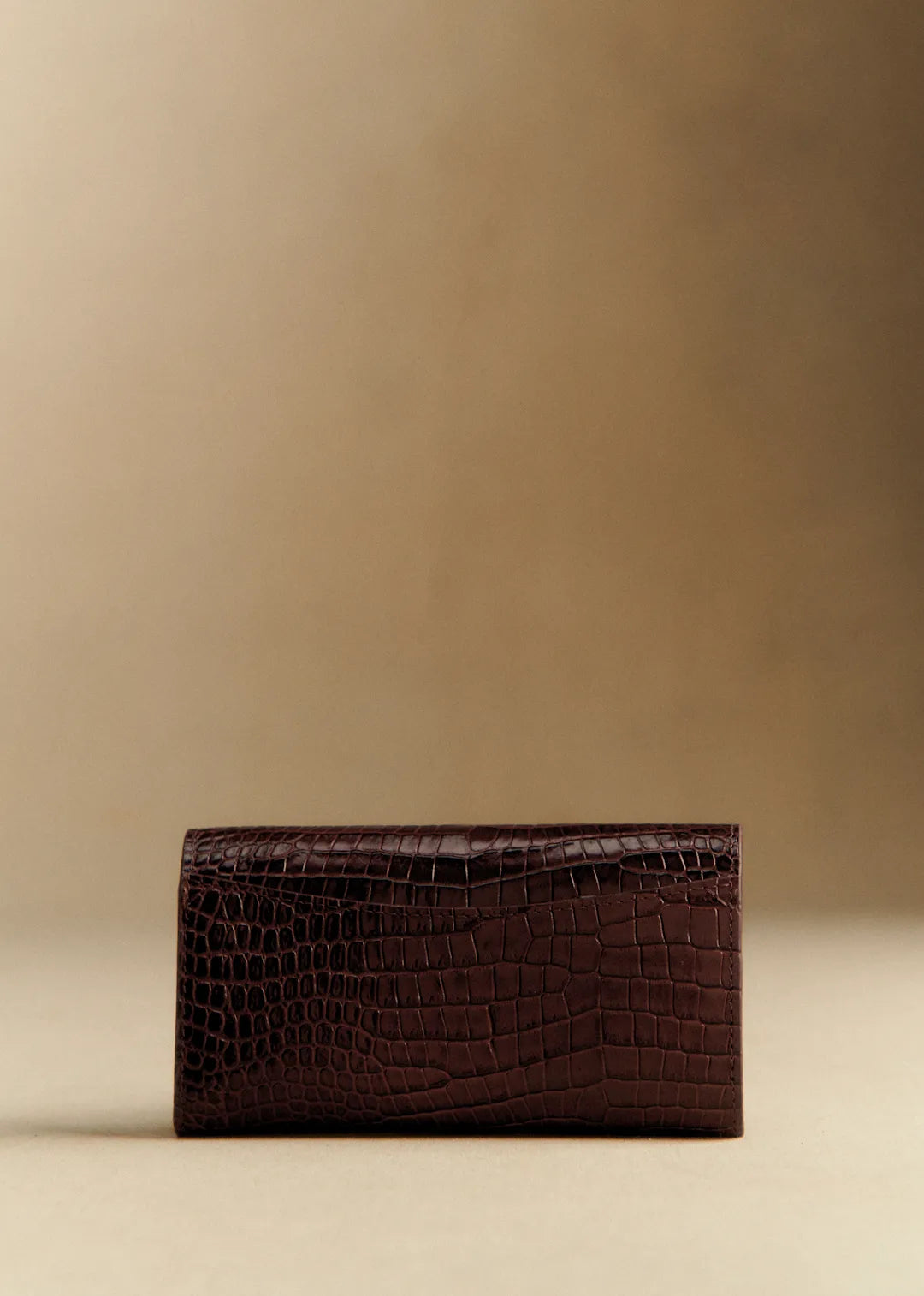 Chocolate Crocodile Print