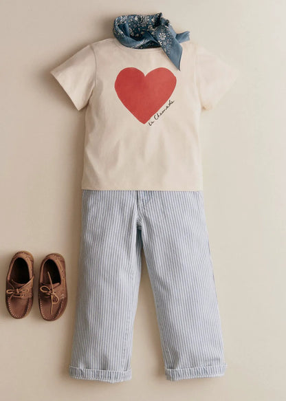 Cream / Red