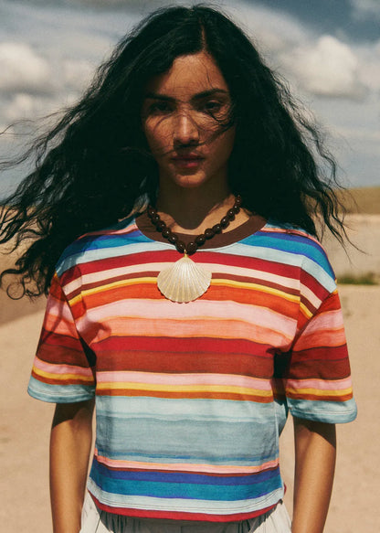 Tuba Stripes Print
