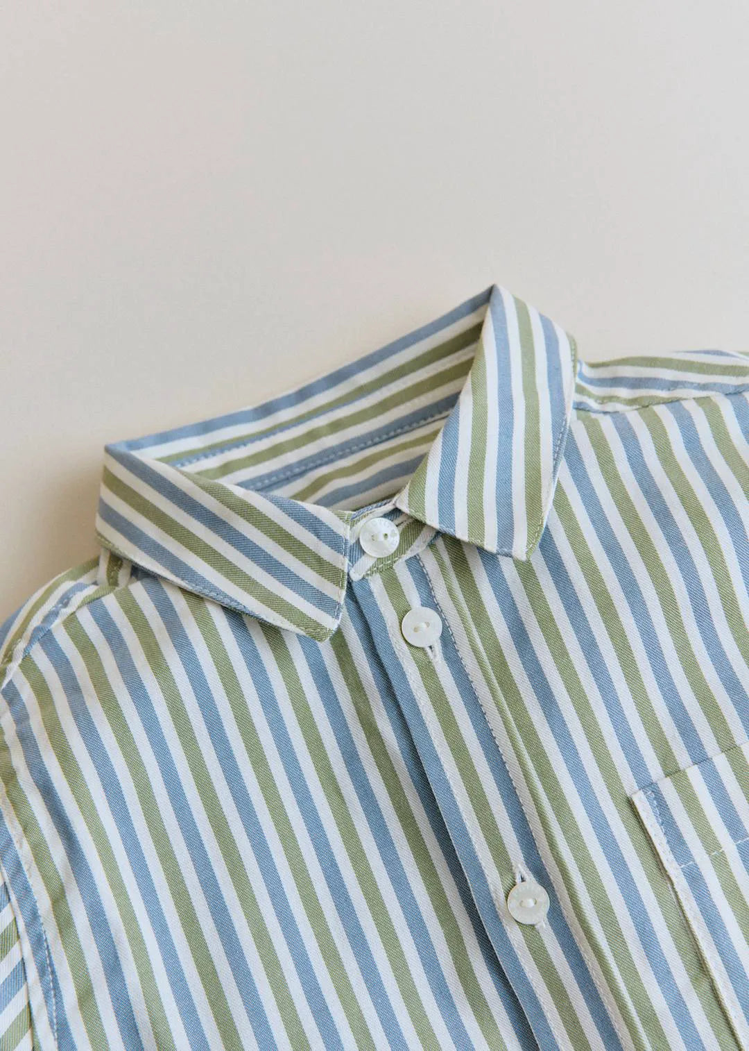 Khaki/Blue Stripe
