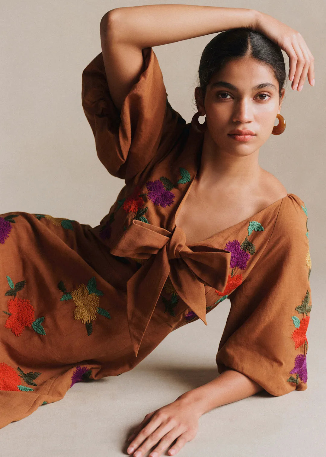 Chestnut with 70's Embroidery