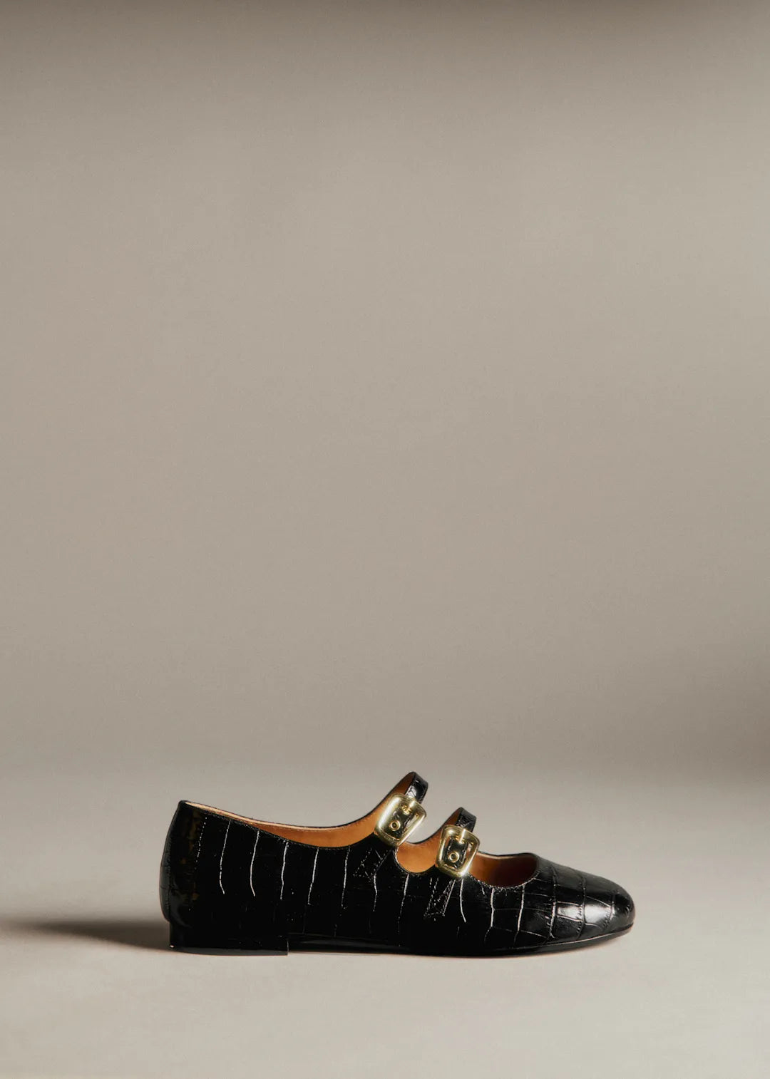 Black Crocodile Print