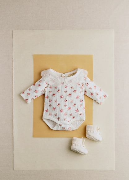 Milky White / Joe Floral Print