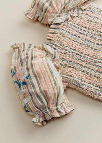 Pink, Blue Stripes
