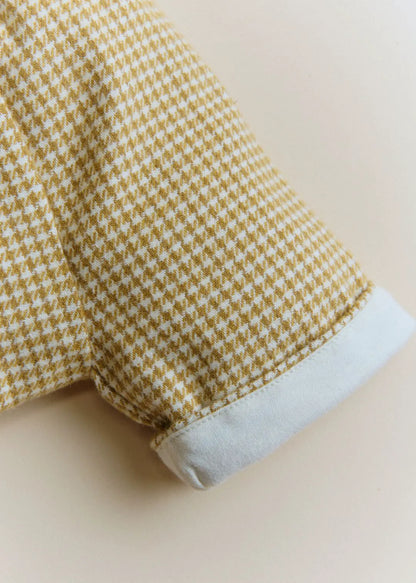 Ochre Houndstooth