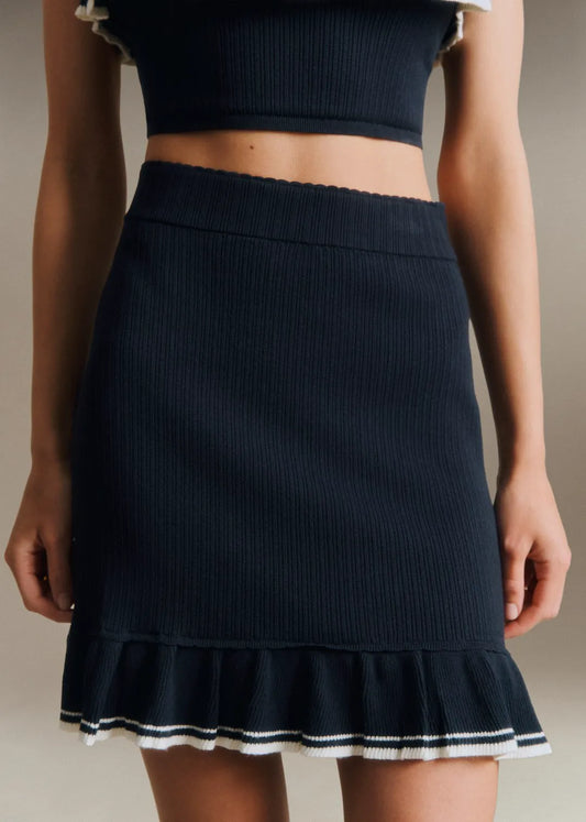 Navy / Ecru