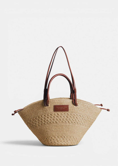 Natural Perforated Raffia