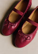Cherry Smooth Pleated Elastic