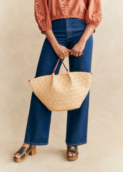Natural Raffia Embroidery