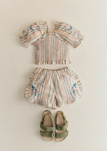 Pink, Blue Stripes