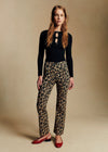 Leopard Jacquard