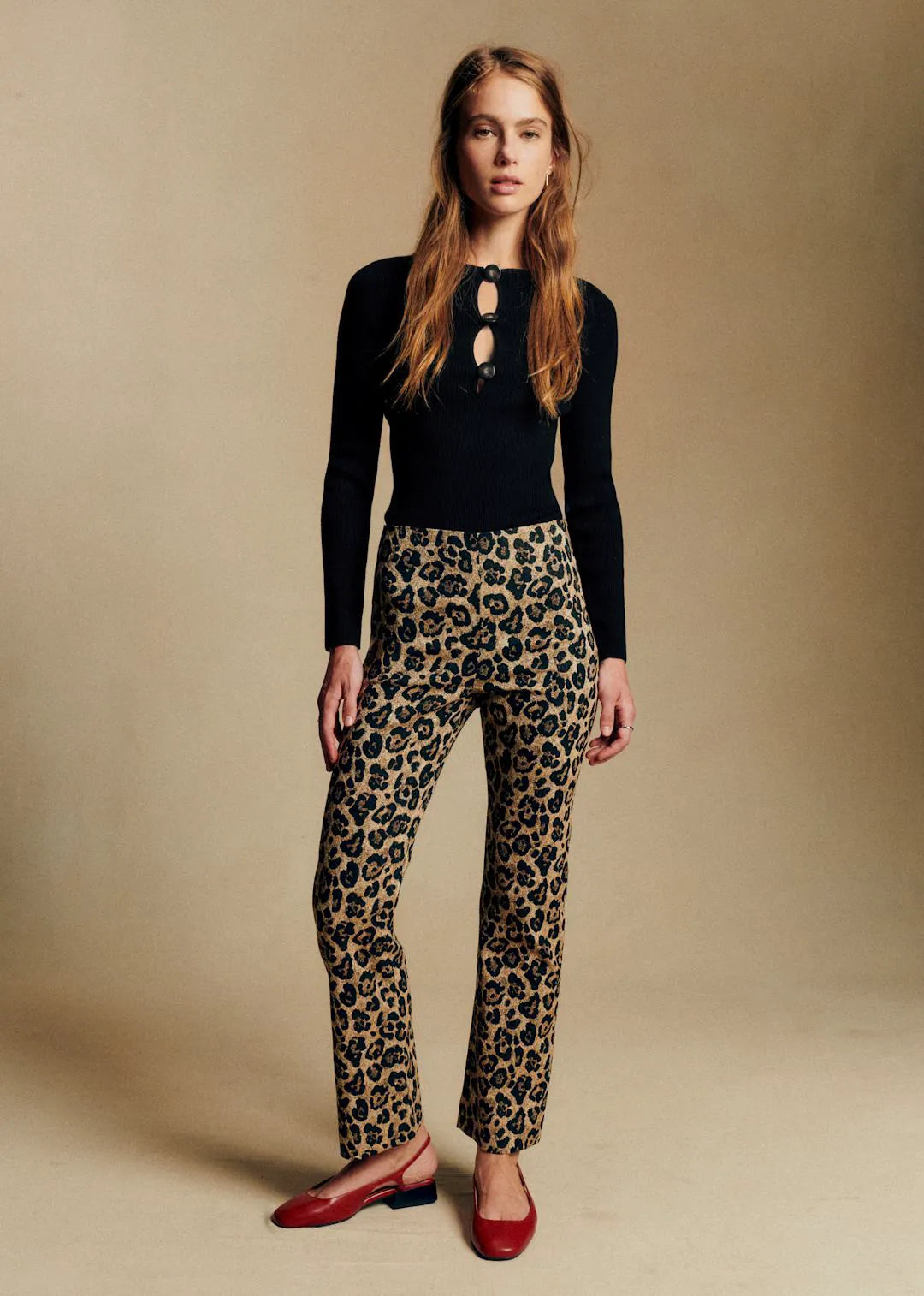 Leopard Jacquard