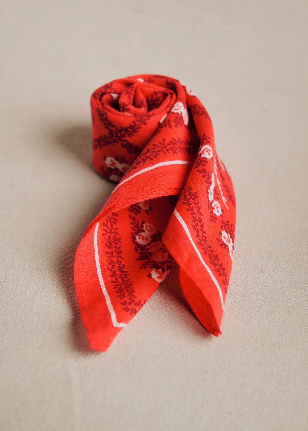 Red Floral Print