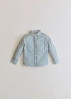 Khaki/Blue Stripe