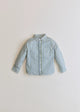 Khaki/Blue Stripe