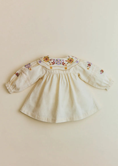 Mauve Jasmine Embroidery