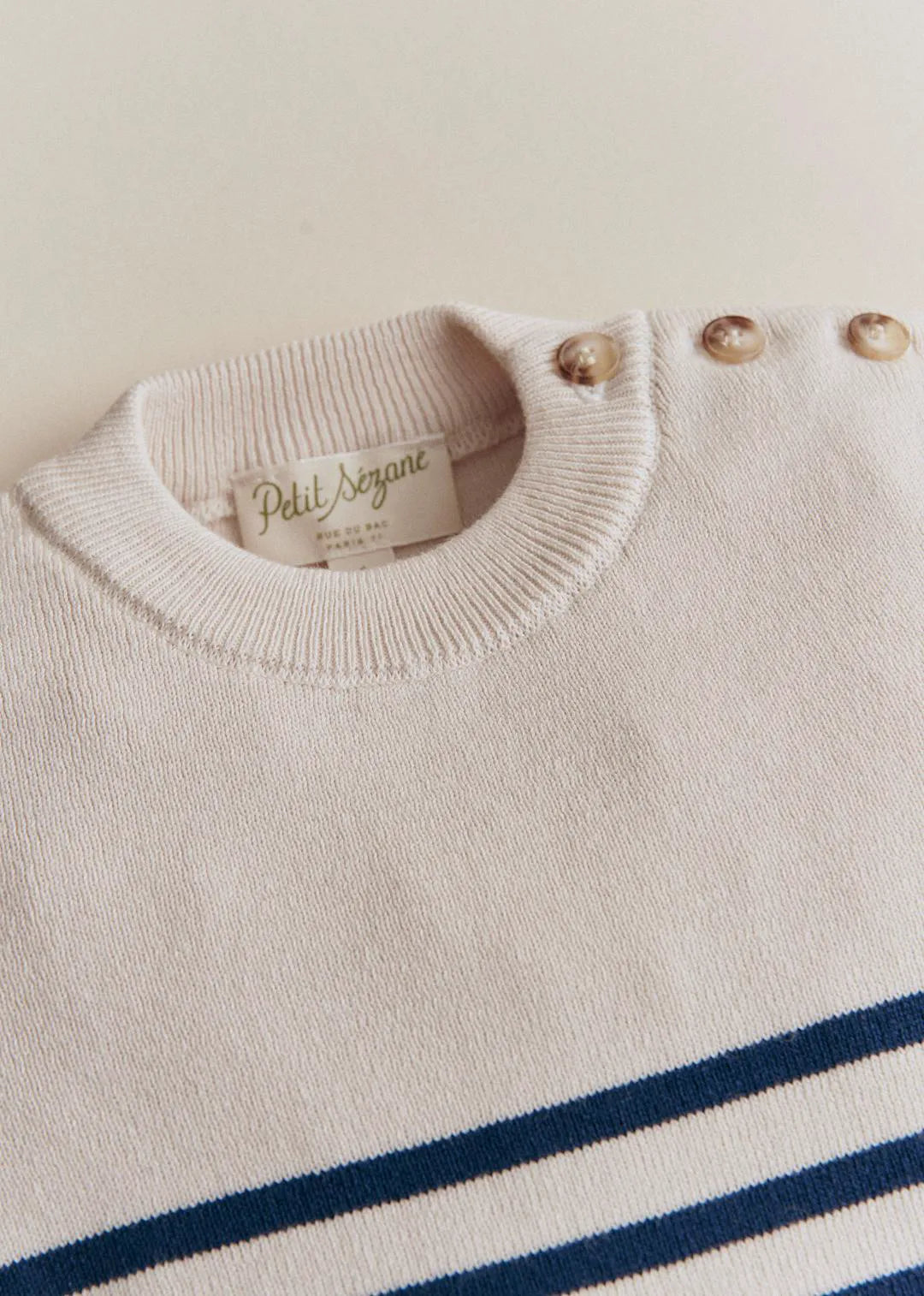 Cream/ Navy