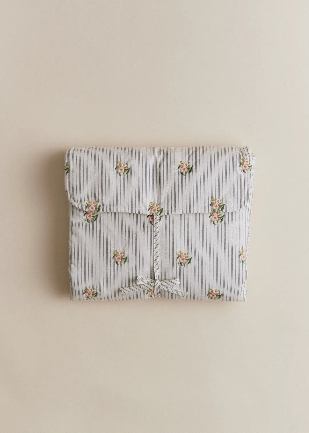 Striped Floral Embroidery